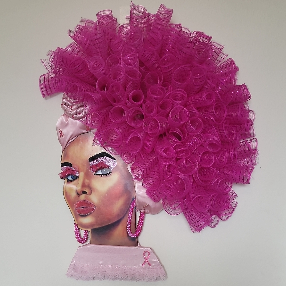 Pink Textured Wall Art